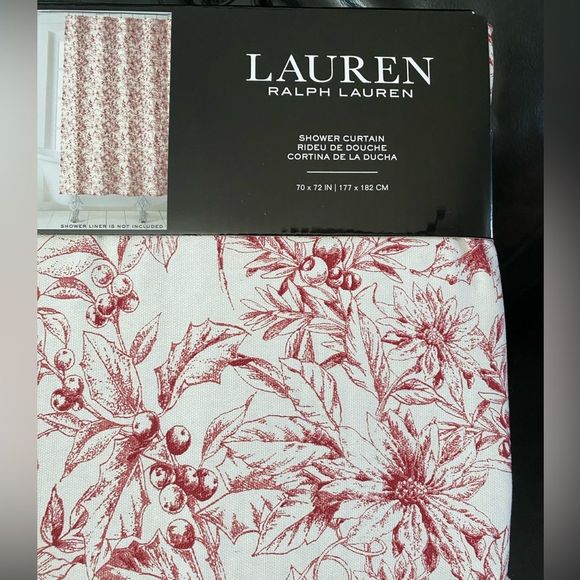 Lauren Ralph Lauren Bath Ralph Lauren White Red Floral 0 Cotton